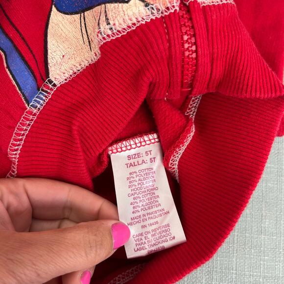 Y2K Disney Princess Snow White Hoodie Sweatshirt 5T - Picture 6 of 9